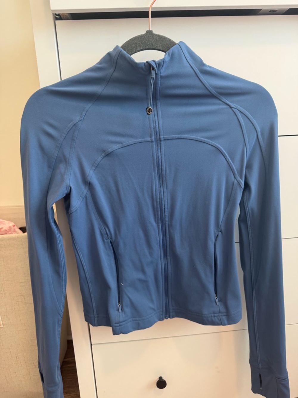 lululemon athletica Blue Full-Zip Athletic Jacket